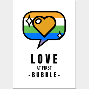 Love at first bubble - soap Posters and Art